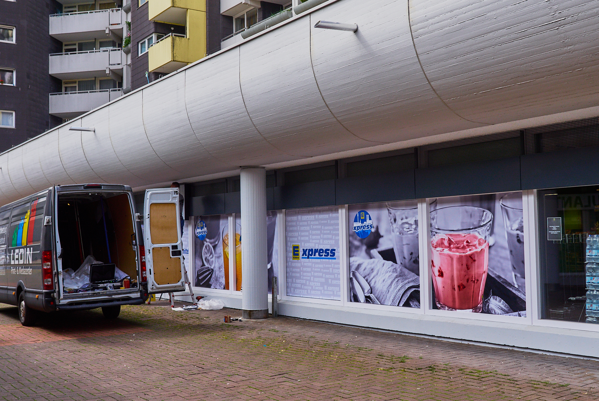 Marx-Zentrum, Peschelanger, EDEKA Sanierung, EDEKA express, Einkaufscenter Marx-Zentrum, Peschelanger, EDEKA Sanierung, EDEKA express, Einkaufscenter